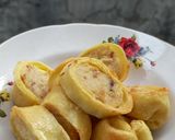 Foto langkah ke 7 dari resep Egg chicken roll ala hokben dan chicken nugget ekonomis.