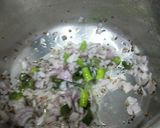 A picture of step 2 of Sambhar daal.
