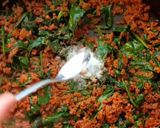 A picture of step 5 of Baked Mince and Spinach Eggs.