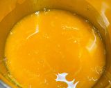 A picture of step 2 of Orange jelly with creamy fruit delight.