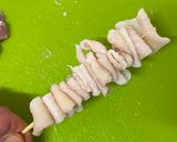 A picture of step 4 of Japanese Yakitori (焼鳥 skewer-grilled chicken)②.
