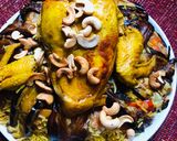 A picture of step 12 of Eggplant Maqluba.
