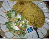 A picture of step 6 of Carrot jollof rice.