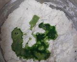A picture of step 2 of Rang Birangi Nimki (No artificial color).