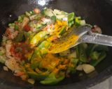 A picture of step 2 of Capsicum veg.