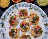 A picture of step 3 of Basket chaat.