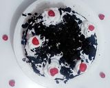 A picture of step 7 of Black Forest cake.