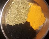 A picture of step 2 of Raw Mango Pickle.