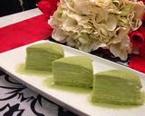 Hình bước làm 11 của món Bánh crepe trà xanh ngàn lớp