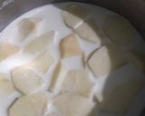 A picture of step 1 of Apple milk shake.