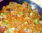 A picture of step 3 of Spicy fried kaleji🔥.