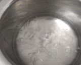 A picture of step 2 of Mango Sheera.