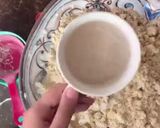 A picture of step 3 of Ma’moul (Semolina cookies) 🥮🥮.