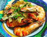 รูปขั้นตอนการทำที่ 6 ของ กุ้งลายเสืออบวุ้นเส้น