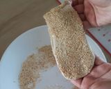 原味芝麻燒餅(另可變化為生菜香鬆沙拉夾心燒餅)的食譜步驟11照片