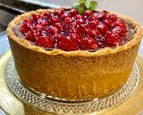 Foto del paso 14 de la receta: Tarta de requesón con chocolate y frambuesas