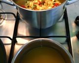Foto del paso 3 de la receta Risotto de verduras con bacalao