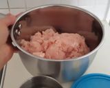 A picture of step 1 of Chicken tikka samosa.