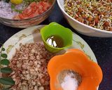 A picture of step 2 of Sprout Salad.