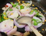 A picture of step 2 of Bhuna Karela (Bitter gourd dry).
