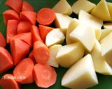 A picture of step 3 of Vegetable Curry.