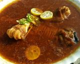 A picture of step 8 of Mutton Trotters/ Paaye😋🐐.