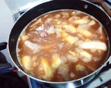 A picture of step 4 of Stewed Arrowroots, potatoes and matoke.