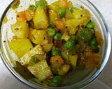 A picture of step 3 of Dry potato curry (tiffin special).