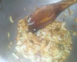 A picture of step 1 of Carrots Achari palao.