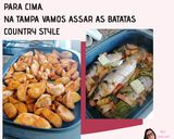 Foto do passo 4 de Robalo com batatas no forno