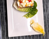Foto del paso 14 de la receta: Timbal de marisco sobre lechuga baby