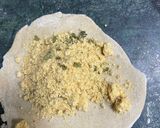 A picture of step 2 of Sattu ka paratha.