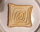A picture of step 1 of Good Morning Pizza Toast.