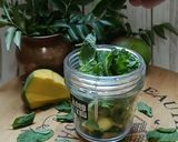 A picture of step 2 of Raw Mango and Herbs Mojito.
