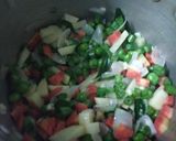 A picture of step 3 of Bisi bele bath.