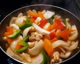 Hình bước làm 5 của món Mực xào sa tế