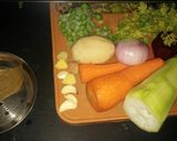 A picture of step 1 of Veg Creamy Healthy Soup.