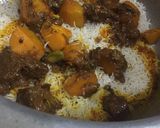 A picture of step 4 of Beef🥩Biryani.