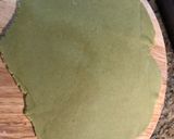 A picture of step 4 of Whole wheat Avocado roti (tortilla).