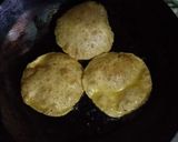 A picture of step 4 of Besan Wheat Flour Rava & Kasuri Methi ki Spicy Puri.