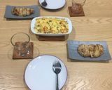 Foto langkah ke 5 dari resep Salmon Baked Rice / Mentai Rice.
