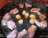 Foto del paso 1 de la receta: Arroz con conejo y vierias
