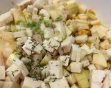 Almás-sajtos kukoricasaláta 🍏🧀🌽 recept fázis 1 fotója