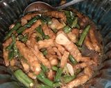 Foto langkah ke 5 dari resep Oseng tempe kacang panjang.
