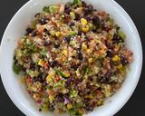 A picture of step 5 of Quinoa Mexican salad.