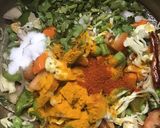 A picture of step 5 of Rajawadi khichdi.