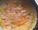 A picture of step 3 of Indian style pasta.