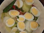 Salad trứng xì dầu bước làm 4 hình