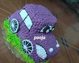A picture of step 15 of Car cake.