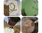 Foto langkah ke 2 dari resep Brownies Coklat Pandan Kukus.